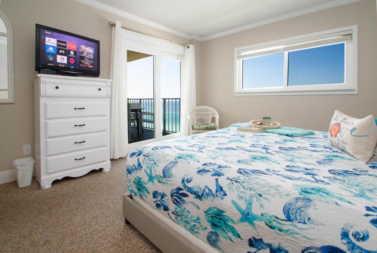 Beachfront & Free Beach Service-Master On Gulf! Panama City Beach Exterior photo