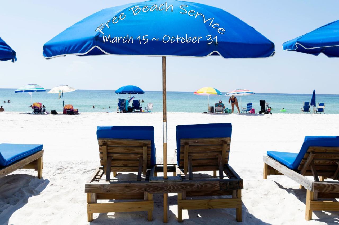 Beachfront & Free Beach Service-Master On Gulf! Panama City Beach Exterior photo
